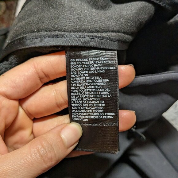 The North Face Black Ski Snowboard Pants Snow Apex Soft Shell Large - Picture 3 of 9